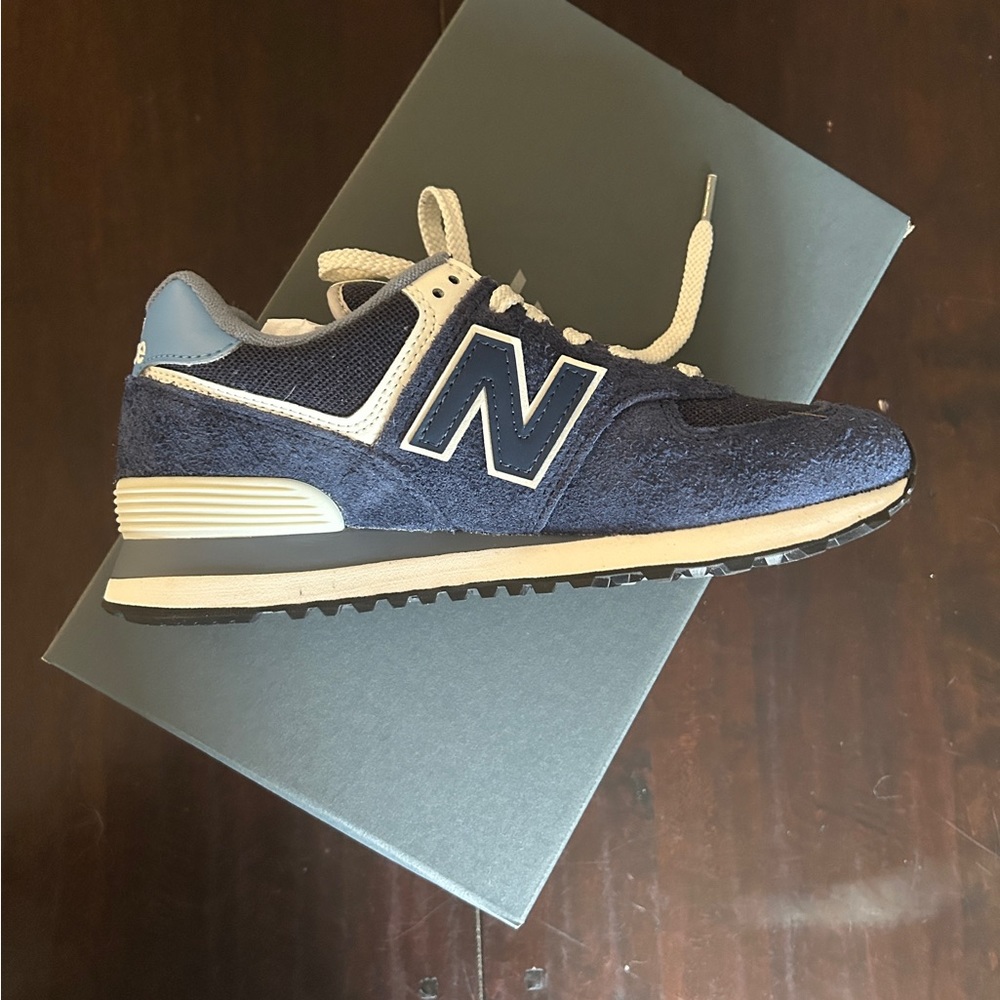 NIB New Balance 574 Sneakers Blue on Blue